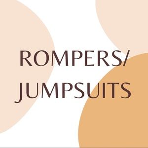 Rompers and jumpsuits